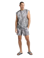 CARLO COLUCCI Tanktop DeLeo Silber/Grau/Hellgrau/Rot/Dunkelgrau