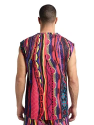 CARLO COLUCCI Tanktop DeLeo Mischfarben/Lila/Grün/Rosa/Beige