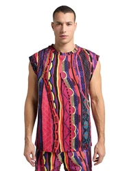 CARLO COLUCCI Tanktop DeLeo Mischfarben/Lila/Grün/Rosa/Beige