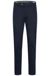 bugatti Premium Chinohose 4220-16224 Flatfront Dunkelblau/Blau