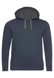 Man's World Kapuzensweatshirt Dunkelblau/Grau
