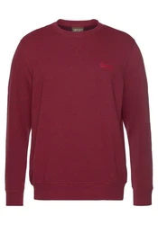 Man's World Sweatshirt Basic-Stil Rundhalsausschnitt Dunkelrot/Bordeaux/Rosa/Rot