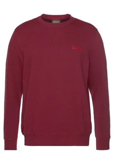 Man's World Sweatshirt Basic-Stil Rundhalsausschnitt Dunkelrot/Bordeaux/Rosa/Rot Man's World Sweatshirt Basic-Stil Rundhalsausschnitt Dunkelrot/Bordeaux/Rosa/Rot