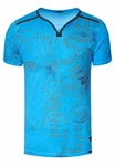 Rusty Neal T-Shirt Blau/Hellblau/Türkis