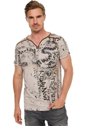 T-Shirt mit Allover-Druck