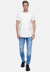 Rusty Neal Straight-Jeans NISHO Blau/Hellblau