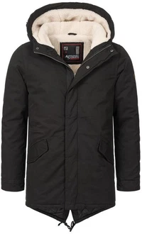 Alessandro Salvarini Winterjacke ASMauro Schwarz/Dunkelgrün/Khaki