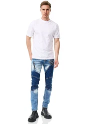 Rusty Neal Straight-Jeans URUMA Blau/Hellblau