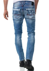 Rusty Neal Straight-Jeans URUMA Blau/Hellblau