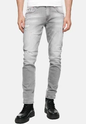 Rusty Neal Straight-Jeans TORI Grau/Hellgrau