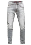 Rusty Neal Straight-Jeans TORI Grau/Hellgrau
