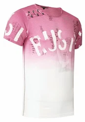 Rusty Neal T-Shirt mit Übergang Rosa