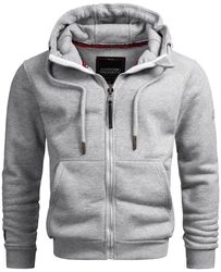 Alessandro Salvarini Sweatjacke ASBergamo Grau/Hellgrau