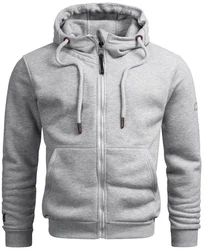 Alessandro Salvarini Sweatjacke ASBergamo Grau/Hellgrau