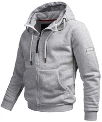 Alessandro Salvarini Sweatjacke ASBergamo Grau/Hellgrau