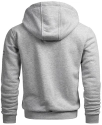 Alessandro Salvarini Sweatjacke ASBergamo Grau/Hellgrau