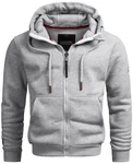 Alessandro Salvarini Sweatjacke ASBergamo Grau/Hellgrau
