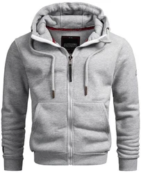 Alessandro Salvarini Sweatjacke ASBergamo Grau/Hellgrau