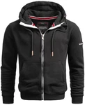 Alessandro Salvarini Sweatjacke ASBergamo Schwarz/Dunkelgrau
