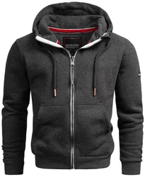 Alessandro Salvarini Sweatjacke ASBergamo Dunkelgrau/Grau