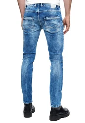 Rusty Neal Straight-Jeans MORI Blau/Hellblau