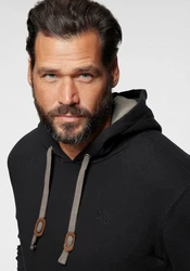 Man's World Kapuzensweatshirt Schwarz