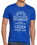 style3 T-Shirt Viel schlechtes Alkohol Sex Rauchen gelesen bier trinken vatertag Dunkelgrau/Blau