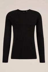 WE Fashion Longsleeve Schwarz/Mintgrün/Grün