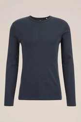 WE Fashion Longsleeve Dunkelblau/Blau