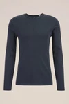WE Fashion Longsleeve Dunkelblau/Blau