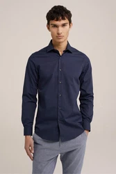 WE Fashion Businesshemd Dunkelblau