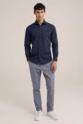 WE Fashion Businesshemd Dunkelblau