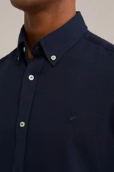 WE Fashion Businesshemd Dunkelblau/Hellblau/Blau