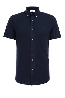 WE Fashion Businesshemd Dunkelblau/Hellblau/Blau