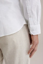WE Fashion Businesshemd Weiß/Creme/Grau