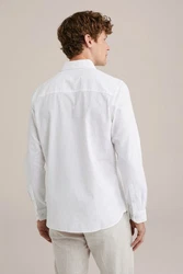 WE Fashion Businesshemd Weiß/Creme/Grau