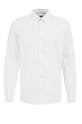 WE Fashion Businesshemd Weiß/Creme/Grau