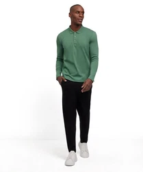 FALKE Poloshirt Dunkelgrün/Grün/Türkis/Schwarz