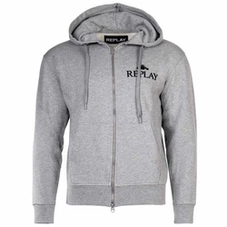 Replay Sweatshirt Herren Sweatjacke Zip-Jacke Kapuze Logo 