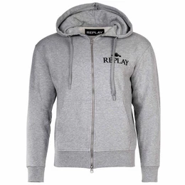 Sweatshirt Herren Sweatjacke - Zip-Jacke, Kapuze, Logo