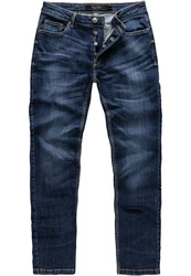 Amaci&Sons Straight Jeans WICHITA Dunkelblau/Blau