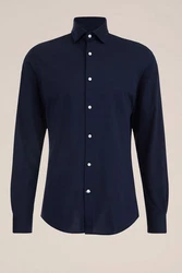 WE Fashion Businesshemd Dunkelblau/Hellblau