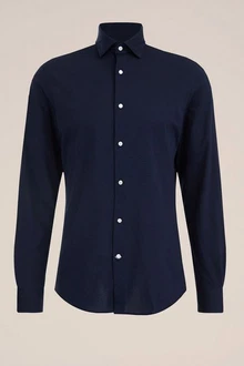 WE Fashion Businesshemd Dunkelblau/Hellblau WE Fashion Businesshemd Dunkelblau/Hellblau