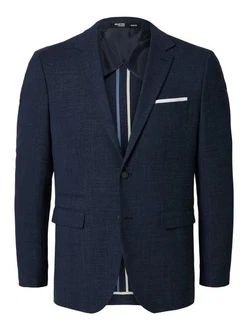 SELECTED HOMME Sakko Oasis Dunkelblau/Blau/Hellblau