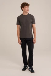 WE Fashion T-Shirt Grau/Dunkelgrau/Khaki/Braun/Dunkelbraun/Dunkelgrün