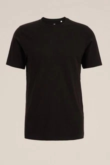 WE Fashion T-Shirt Dunkelbraun/Dunkelgrün/Schwarz/Braun/Khaki