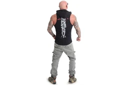 YAKUZA Muskelshirt mit Kapuze 