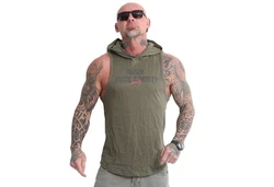 YAKUZA Muskelshirt mit Kapuze 