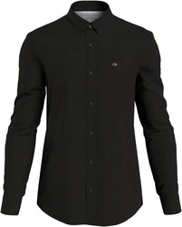 Calvin Klein Big & Tall Hemd BT_STRETCH POPLIN SLIM SHIRT grün