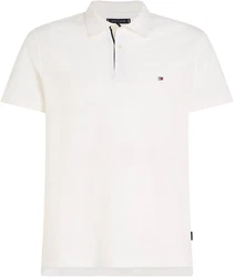 Tommy Hilfiger Flag Under Placket REG Polo Langarm T-Shirt MW0MW31684 navy/knallrot/wei